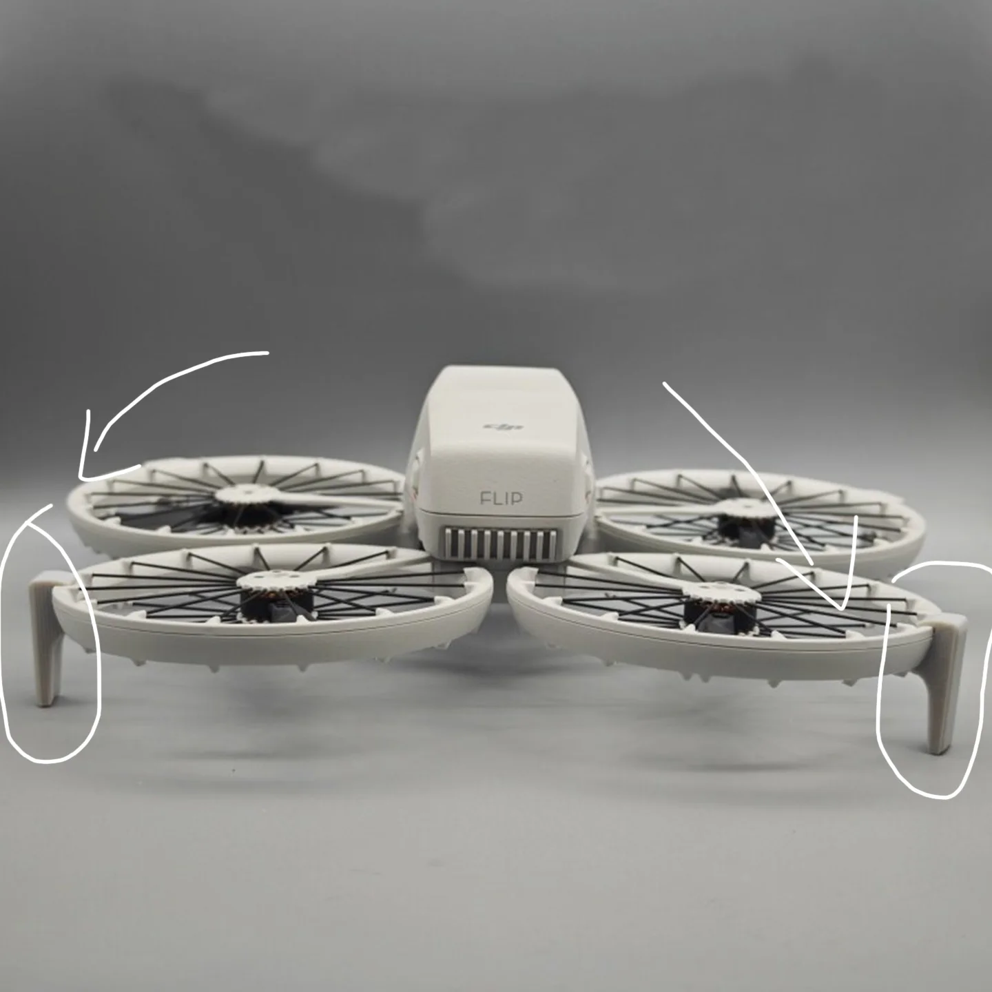Rallonges Train d'Atterrissage Drone - Lot de 4 - Stabilité Améliorée