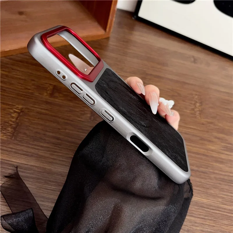 Luxury PU Leather Magnetic Case with Camera Protection