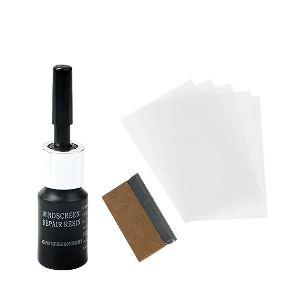 Car Window Glass Repair Tools Windshield Quick Fix Cracked Glass Auto Scratch Crack Restores Kit Repair Fluid DIY 6