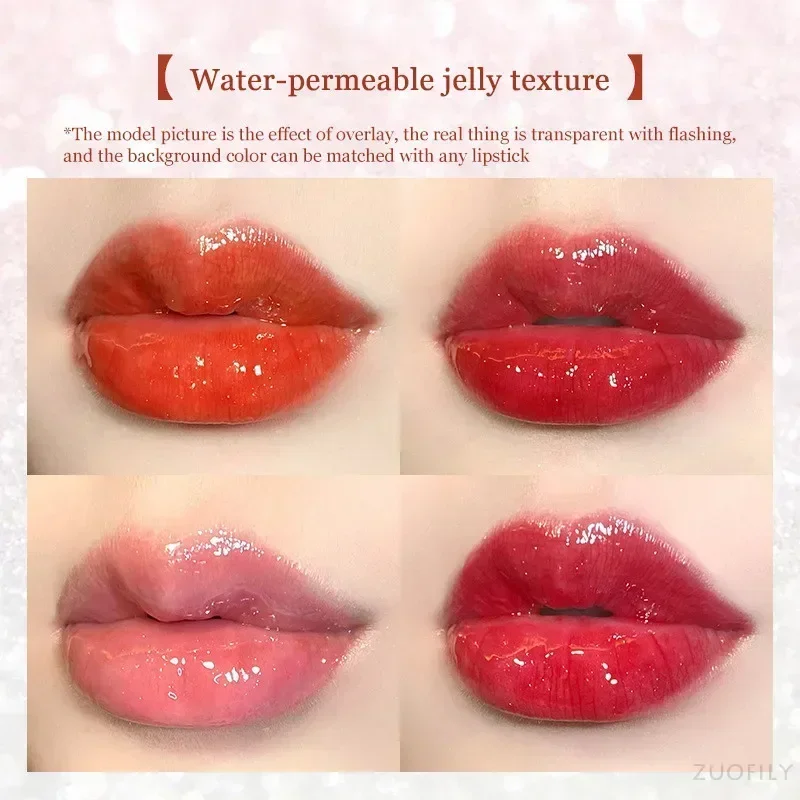 Mirror Water Lip Gloss Lip Glaze Transparent Glass Lip Oil Waterproof Lasting Liquid Lipstick Lipgloss Lipgloss Lips Cosmetics 5