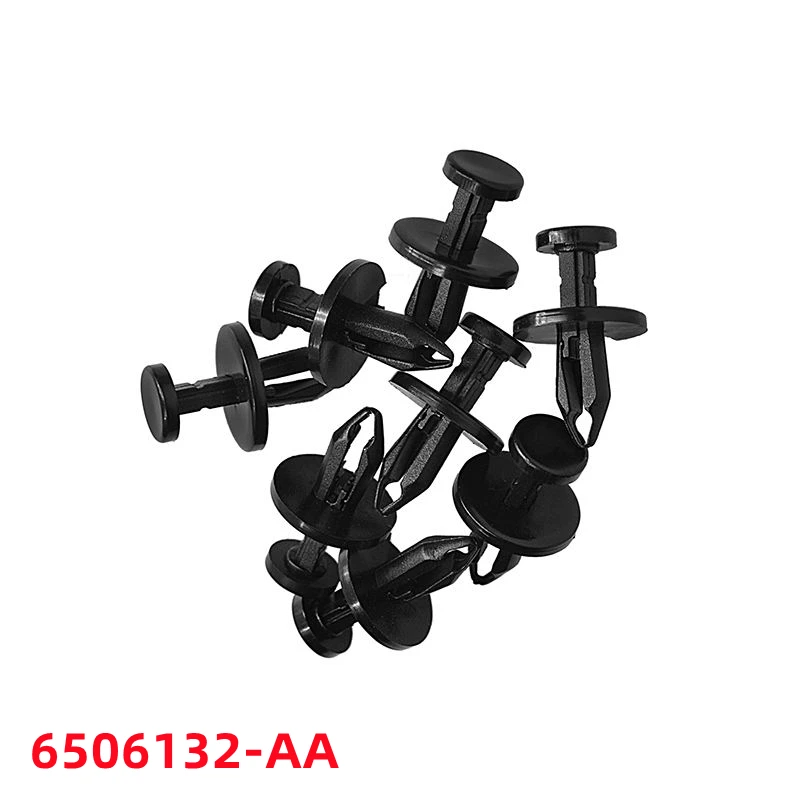 

100Pcs Auto Clips And Fasteners Push-Type Car Plastic Bumper Clips 6506132-AA B65