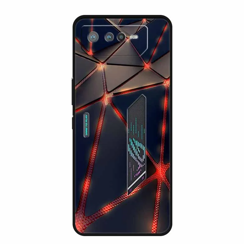 Fashion Soft TPU Silicone Back Case for Asus ROG Phone - Trendy Protective Phone Cover Bumper