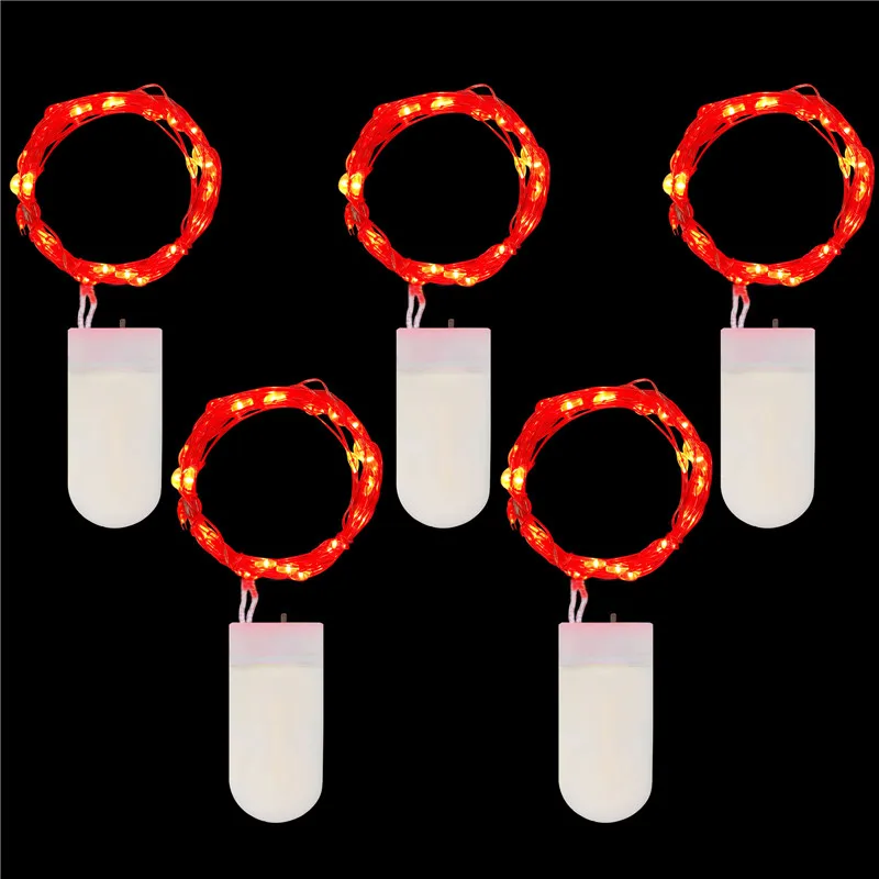 

Wedding Party Bedroom Christmas String Lights Firefly Starry Moon Lights for DIY Tree Decor 5pcs LED Fairy Lamp Battery Operated
