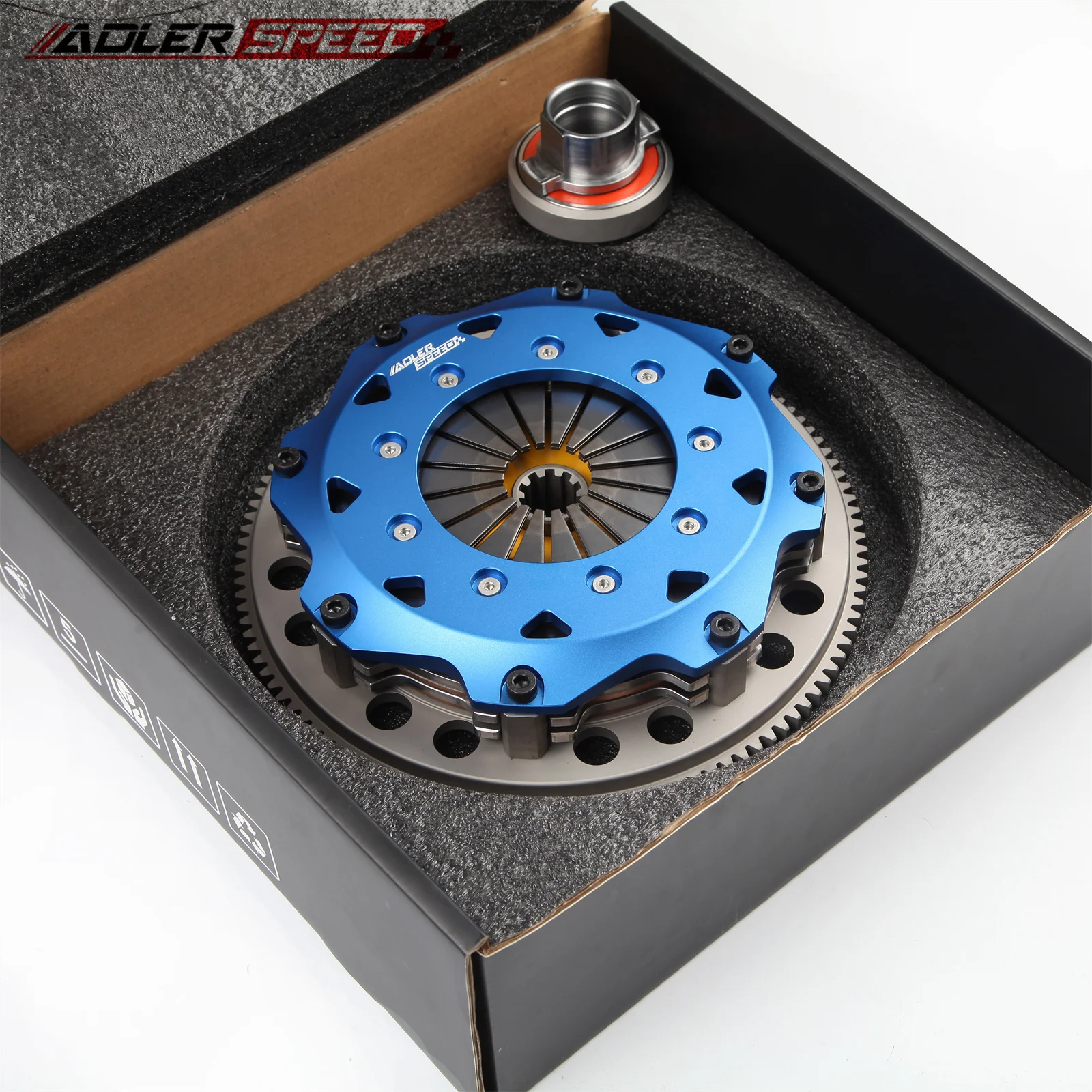 BMW 325 328 525 528 M3/Z3/E34/E36/M50/M52/S50/S52용 ADLERSPEED 8.5인치 215mm 스프링 클러치/레이싱 클러치 트윈 디스크 키트