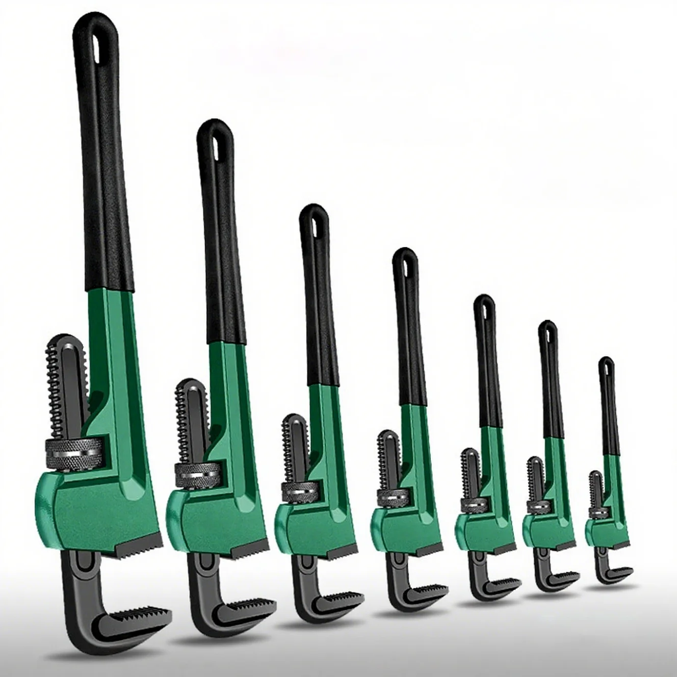 ประแจท่อประปาอุตสาหกรรมคีมจับท่องานหนักประแจแรงบิดประแจอุปกรณ์ทำมือเครื่องมือถอดและติดตั้งท่อประปาอเนกประสงค์ 1