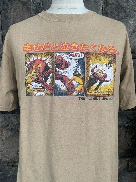 

The Flaming Lips 2002 Double-Sided Shirt Vintage In Sizes S To 5Xl Tt7395