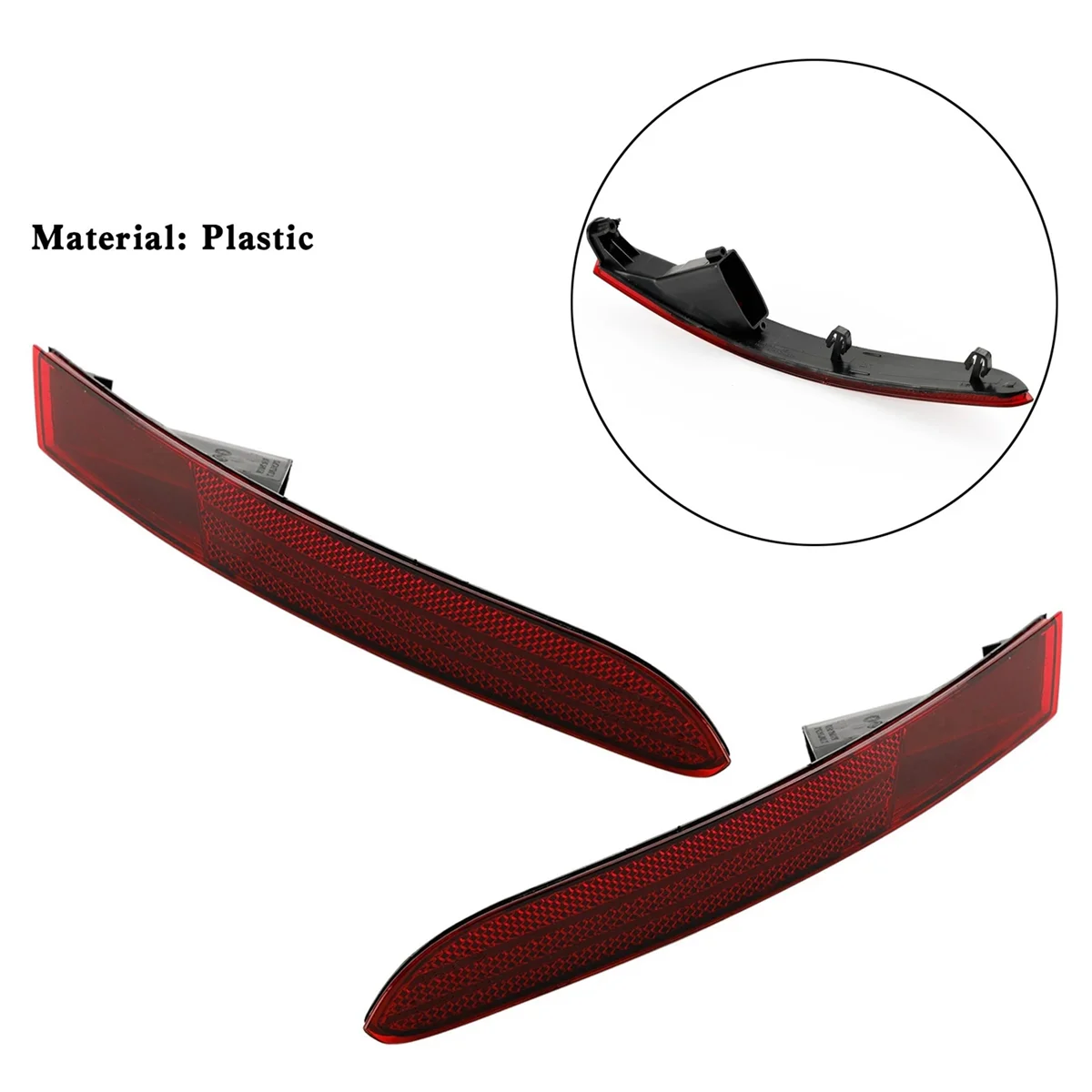 Car Left Rear Bumper Reflector Light Brake Turn Signal Lamp for 2015- 7P6945701K