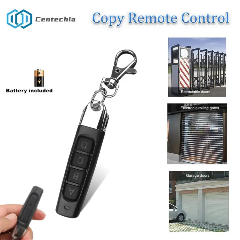 

433MHz Auto Copy Remote Control Electric Garage Door Opener Remote Controller Duplicator Clone Cloning Code 4 Keys Transmitter