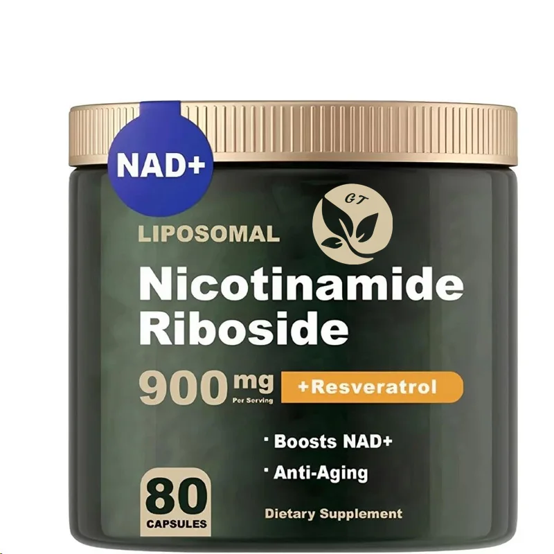 Nad+supplement-Liposomal Nicotinamide Nucleoside 900mg Resveratrol Quercetin-Used For Anti Aging Energy -80 Capsules
