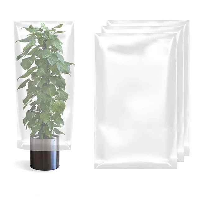 Mini invernadero de plantas para interior y exterior, cubierta de maceta,  refugio, película de vidrio suave transparente, invernadero para plantas de  jardín - AliExpress