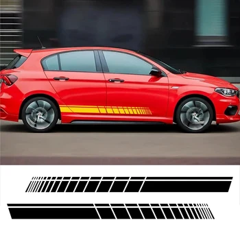 Adesivi laterali per auto per Volkswagen VW Golf MK7 Passat B7 B8 Toyota Yaris C-HR Pellicola in vinile per auto Accessori auto