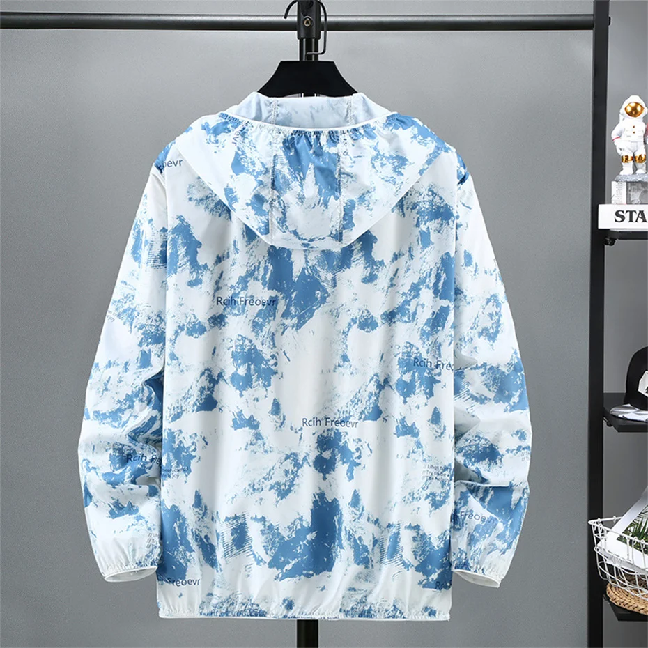 Summer Thin Jacket Men 11XL 10XL Plus Size Jacket Thin Coat Fashion Casual Camouflage Jackets Summer Outerwear Male 3