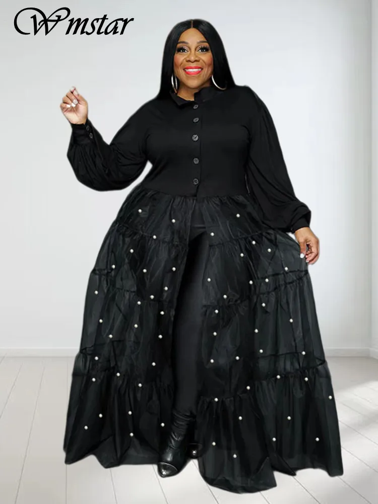 Wmstar Plus Size Two Piece Set Women Clothing Pants Sets Top Leggings Matching Office Lady Fall Clothes