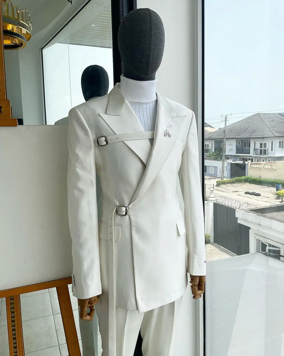 Men Suits Two Pieces Jacket And Pants Made Designer Bridegroom Wedding Party Formal Occasion men suit set