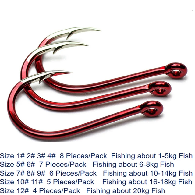 Barbed Fishing Hooks Bend Mouth Triangular Fast Attack Super