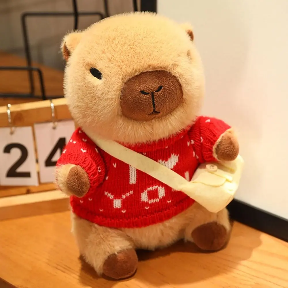 New Fashion Sweater Capybara Doll Clothes Cartoon DIY Capybara Plush Doll Doll Accessories for Birthday Gift