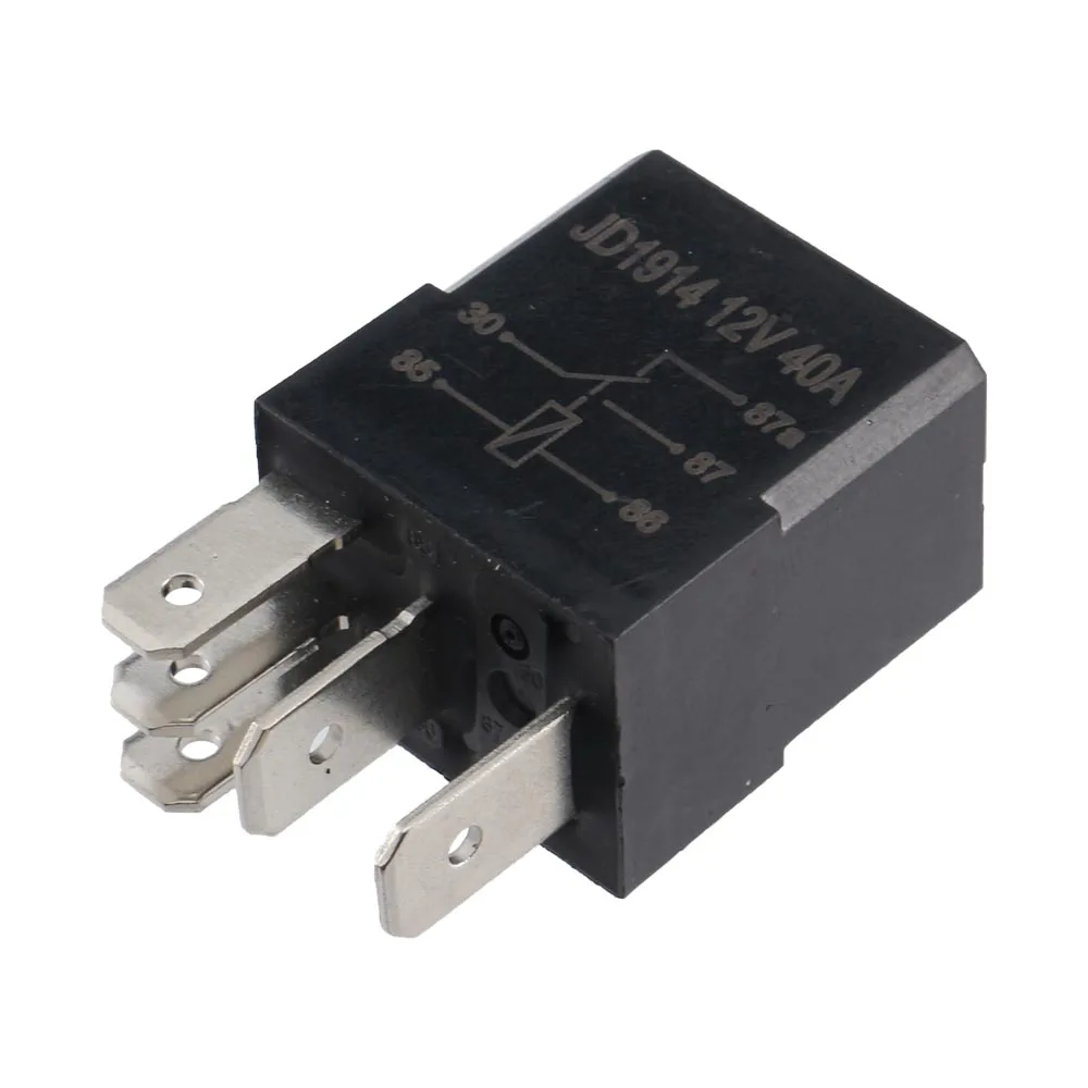 Auto Car Relay JD1914 12V 30A 5 Pin Switching Contact Form for Automobile Motorcycle Electronic Control Device Accessory