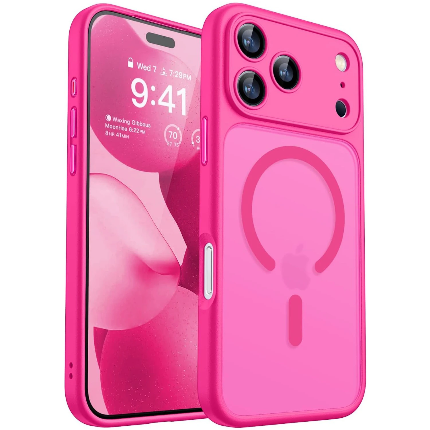 Matte Translucent Case For iPhone 17 Air 16E 16 15 14 13 12 11 Pro Max Plus 17Pro 16Pro iPhone17 Magsafe Wireless Charge Cover 5
