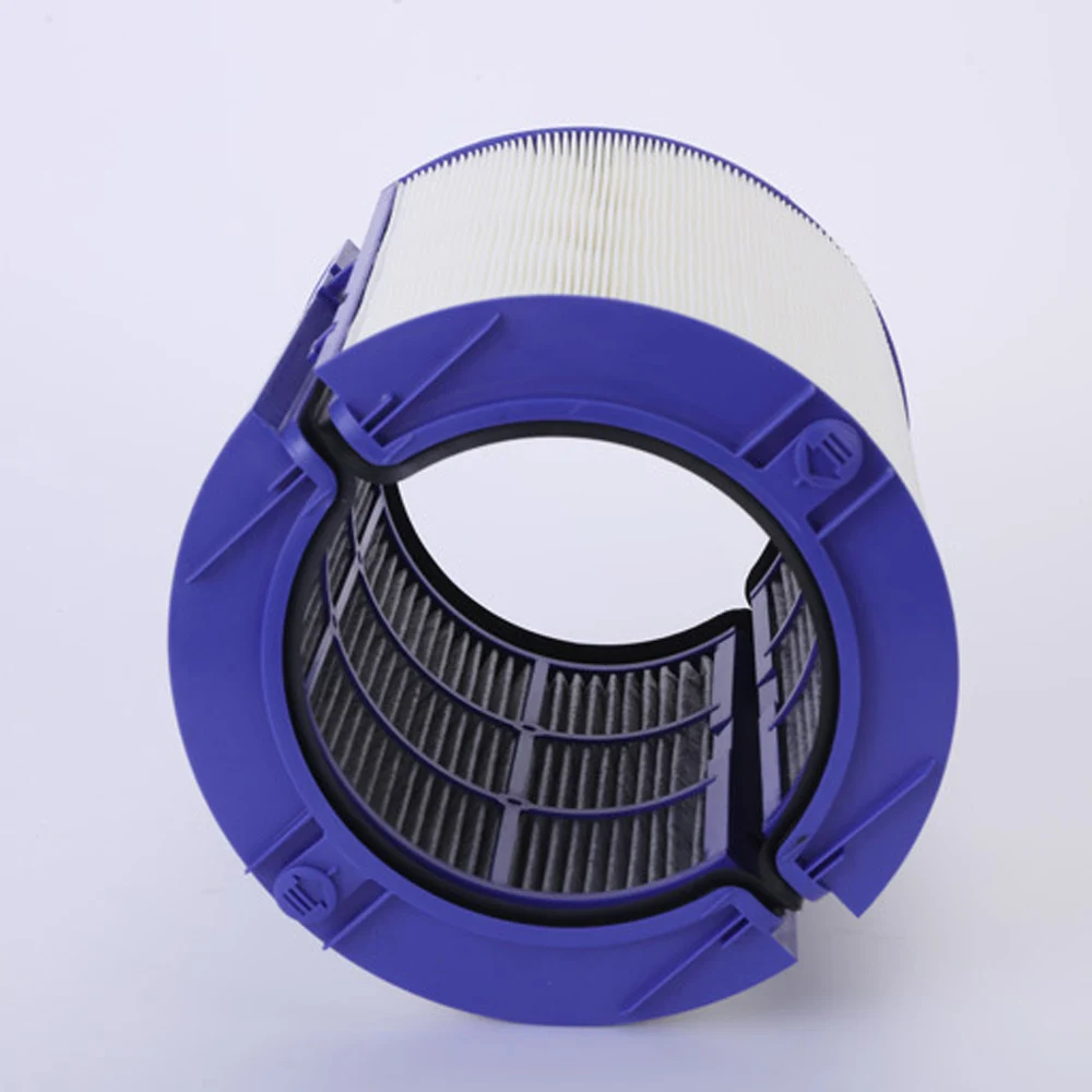 Vue de face du filtre HEPA double couche pour purificateur Dyson, avec joint en mousse