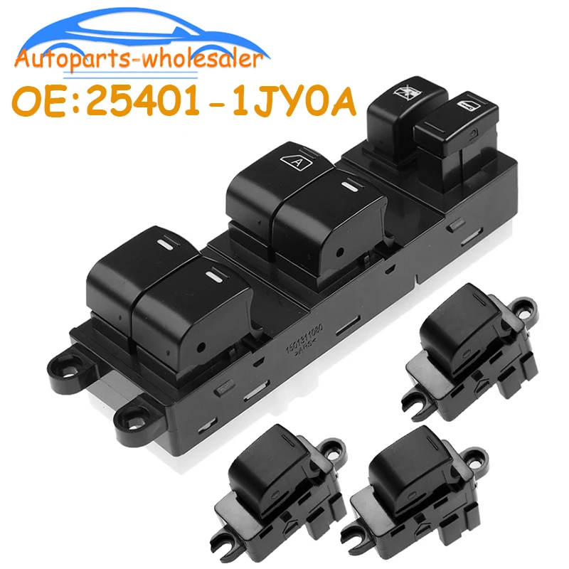 Nissan Window Switch 25411AX010 Versa Tiida Pathfinder