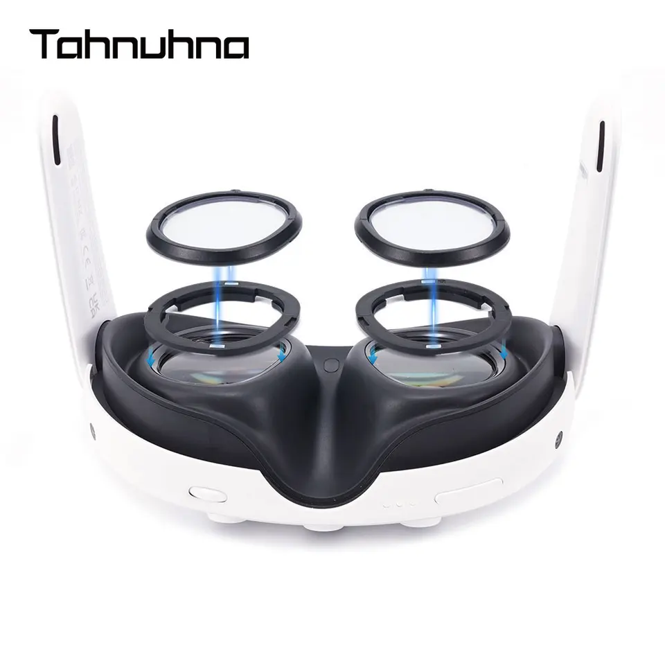 メタクエスト 3 レンズ用処方レンズ、VR メガネ近視アンチブルー磁気