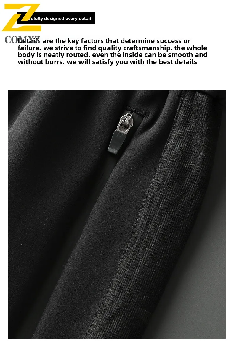 Men's Hiking Pants Spring-Autumn Stretch  Windproof Water-Resistant Breathable Outdoor Mountaineering Travel Recreational Sports