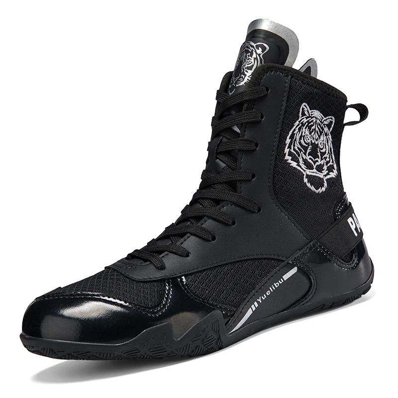 Spring New Wrestling Shoes Competition Wear-resistant Training Sports Shoes Free Fighting Men's and Women's Boxing