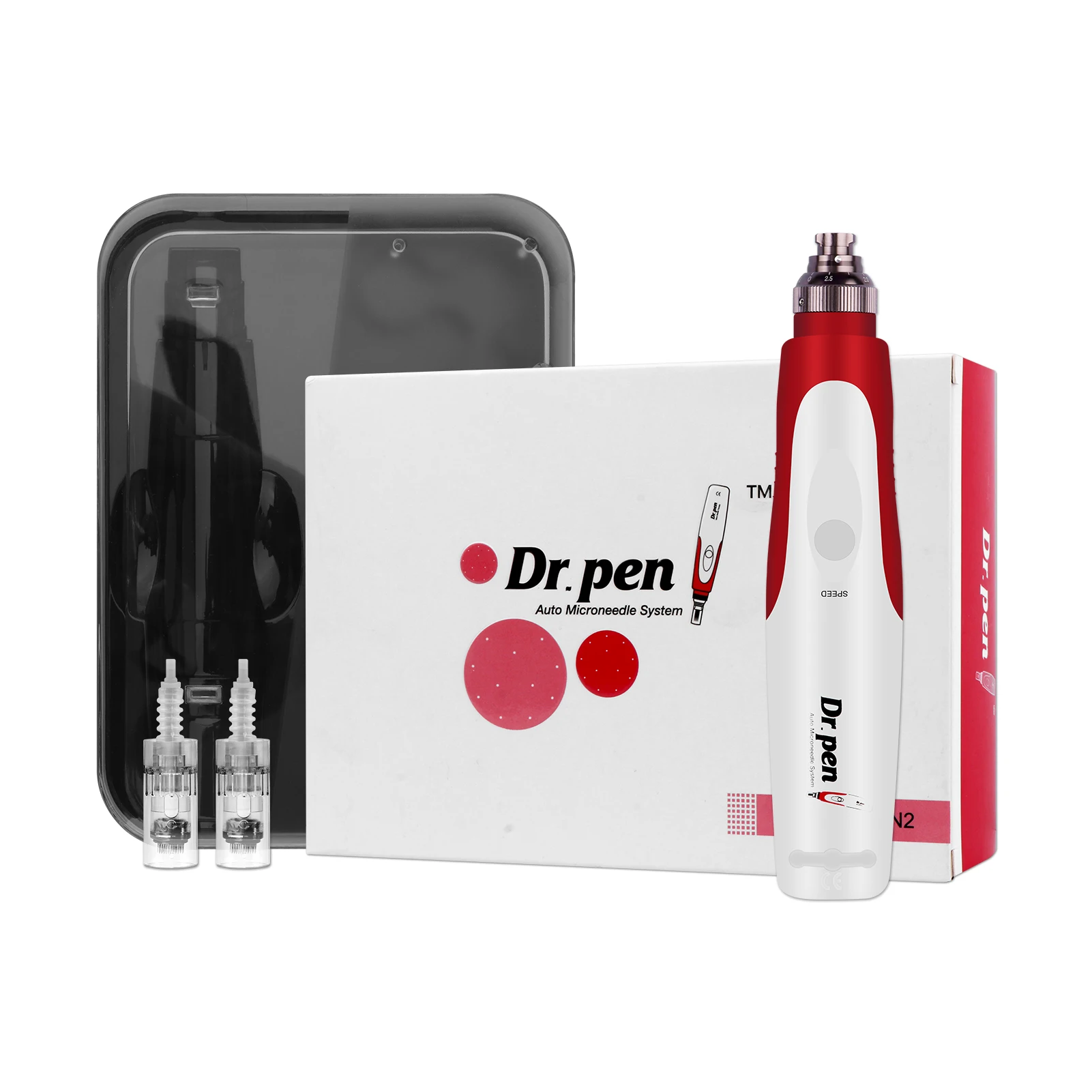 Dr Pen N2 Dermapen Microneedle With 2 Pcs Cartridges Wireless Derma Skin Care Kit Home Use Beauty Machine | Красота и здоровье