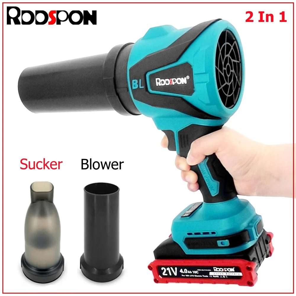 3200W 강력한 휴대용 송풍기 350000RPM 터보 제트 팬 진공 청소기 3단계 무선 정원 청소 파워 블로워 도구