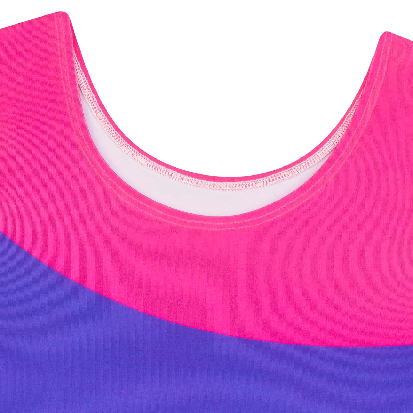 Rhythmic Gymnastics Leotards Kids Girls Sleeveless Figure Skating Leotard with Hair Band for Ballet Dance Training Clothes