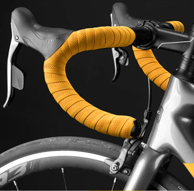 ROCKBROS Rennrad-Lenkerband Rutschfestes Stoßdämpfendes Lenkerband Anti-Vibrations-Wickelband Fahrrad-Zubehör – Detail 1