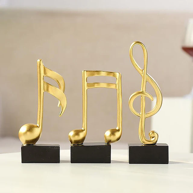 Resin Musical Note Ornaments 6