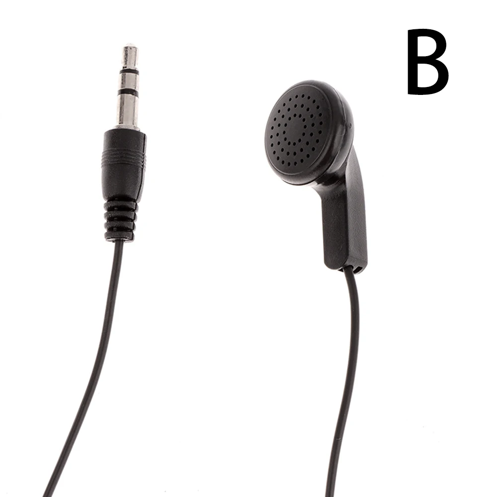 ตัวเลือกสินค้า หูฟัง Mono 3.5 มม. แยกเสียงรบกวน สำหรับ Android & MP3