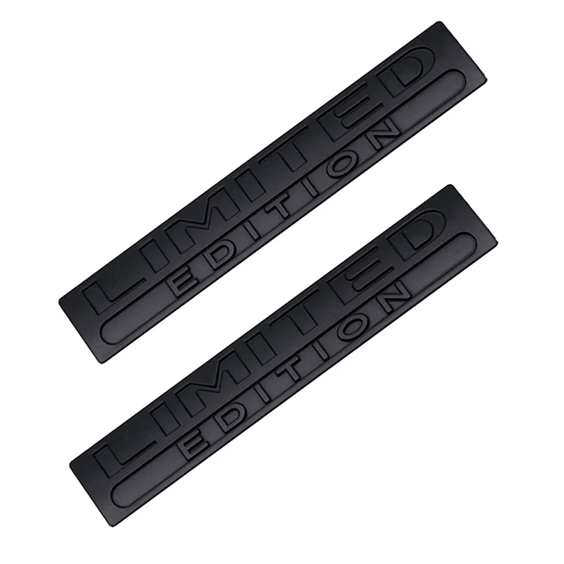 2stk Limited Edition Emblem 3D Metal Badges Decal Aufkleber