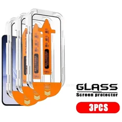 Premium Tempered Glass Screen Protector for Reno 15F - Full Cover, Dust - Free, 9H Hardness (3 Front Glass)