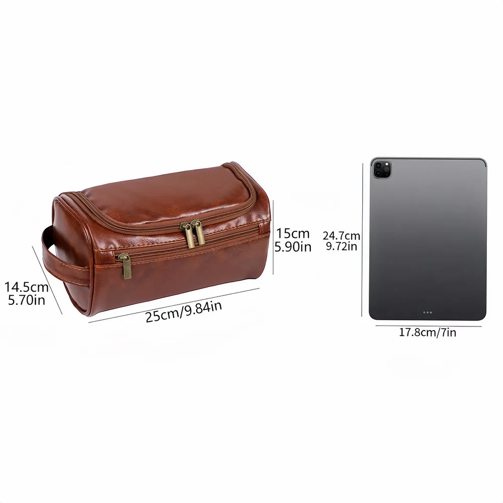 Leather Travel Cosmetic Bag 2