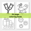 BOLD AND EASY MEDICAL GIRLY Coloring Book for Relaxation Featuring Lovely and Fun Illustrations for Adults and Kids Art Books ﻿ 6