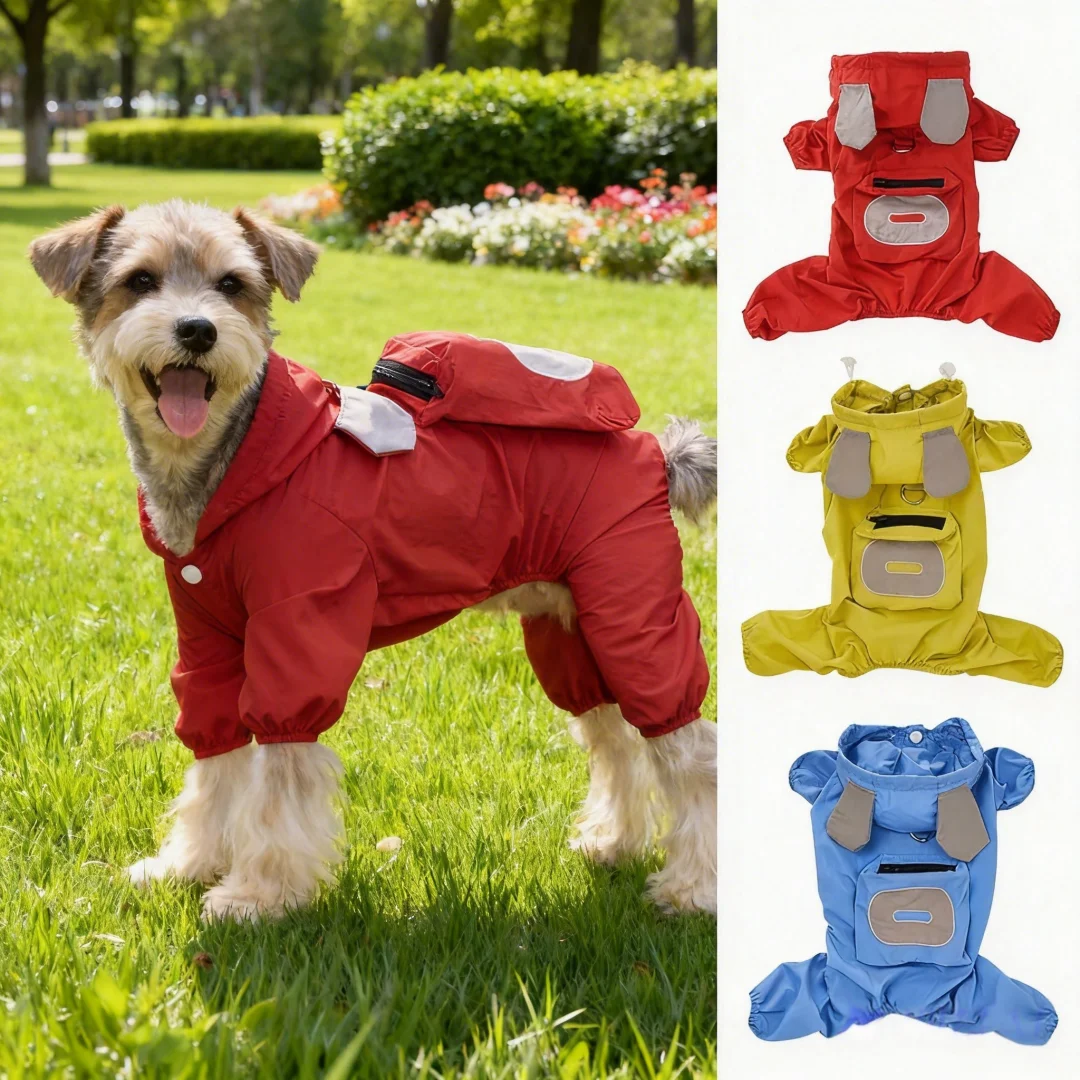 Lightweight Dog Jumpsuit Full Body Harness Breathable Pet Clothes_voghion.com