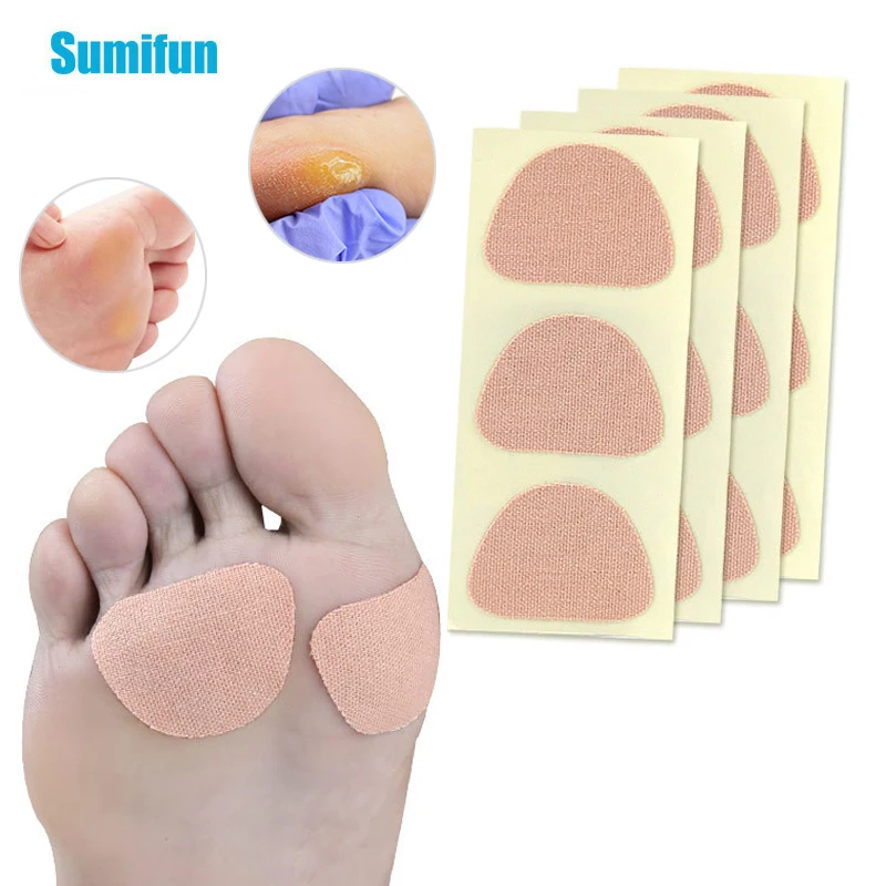 18Pcs Foot Corn Plaster Calluses Warts Removal Plantar Thorn Pain Relief Pads Toe Protector Skin Care Pedicure Tool Cushions