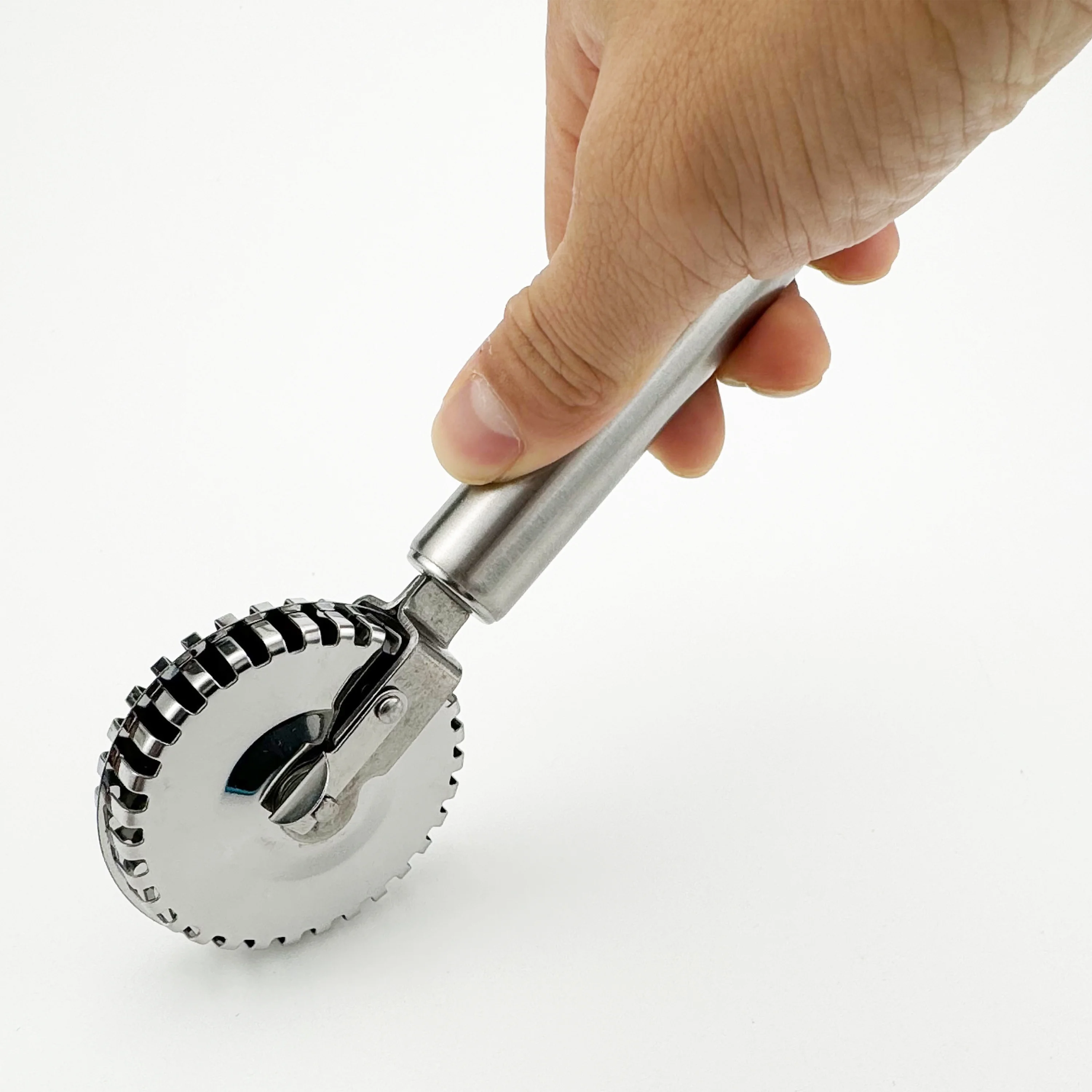 Pastry Roller Knife Stainless steel edge sealing embossing pie filling dumpling fancy double-sided rolling lace cutting