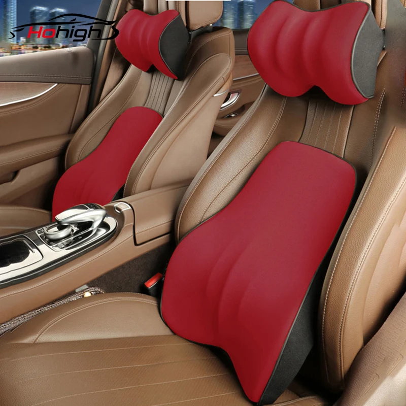 Universal Car Driver Pillow Space Memory Foam Car Lumbar Support Back