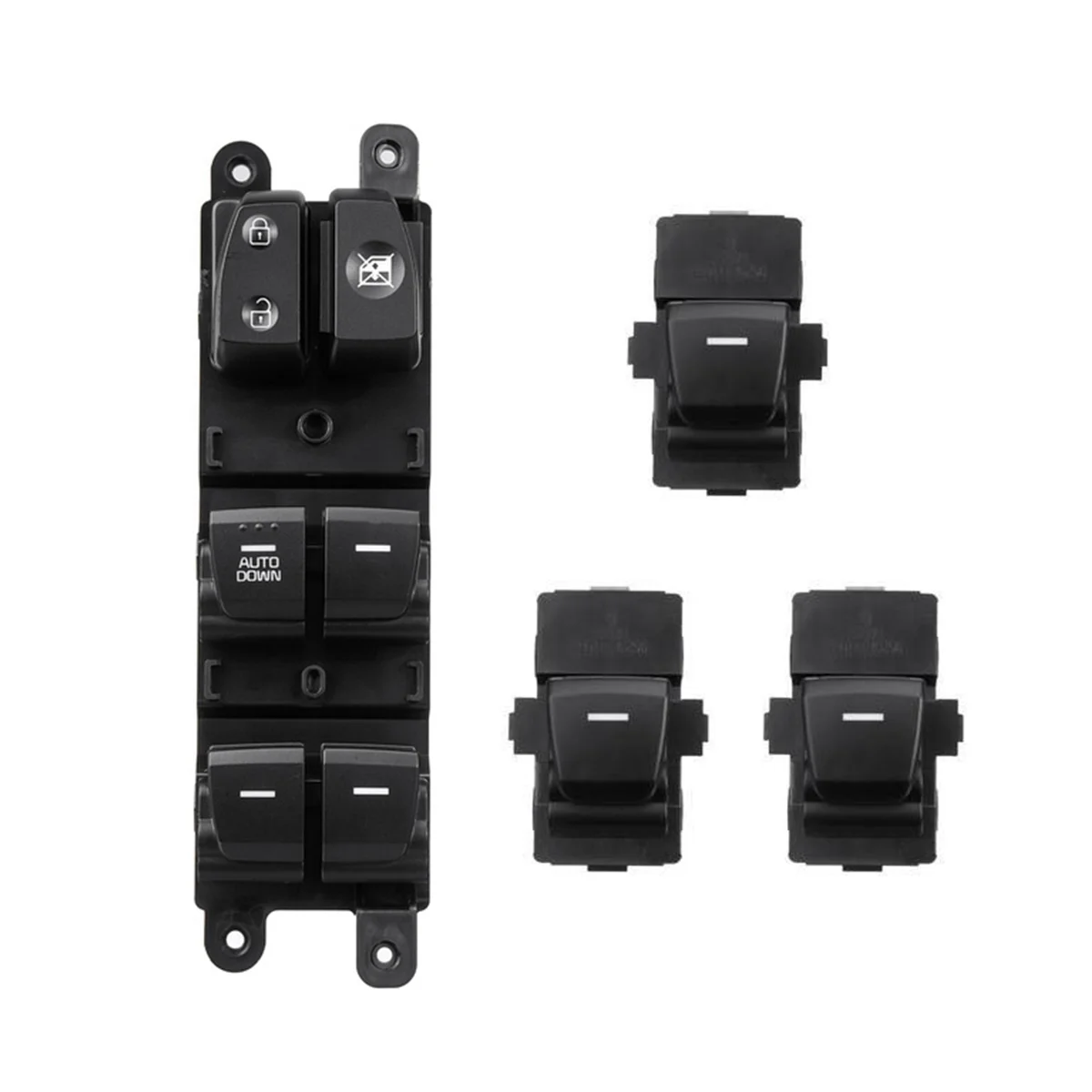 

Car Window Lifter Control Switch Assembly with Backlight Fit for Hyundai Creta IX25 2014-2019 93570-C90004X 93580-C9000