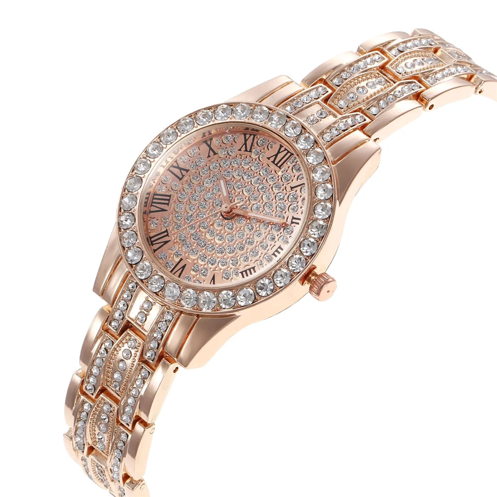 

Women's Top Luxury Fashion Diamond Charm Watches Casual Sport Steel Watch For Women Ladies Quartz WristWatch relogio feminino