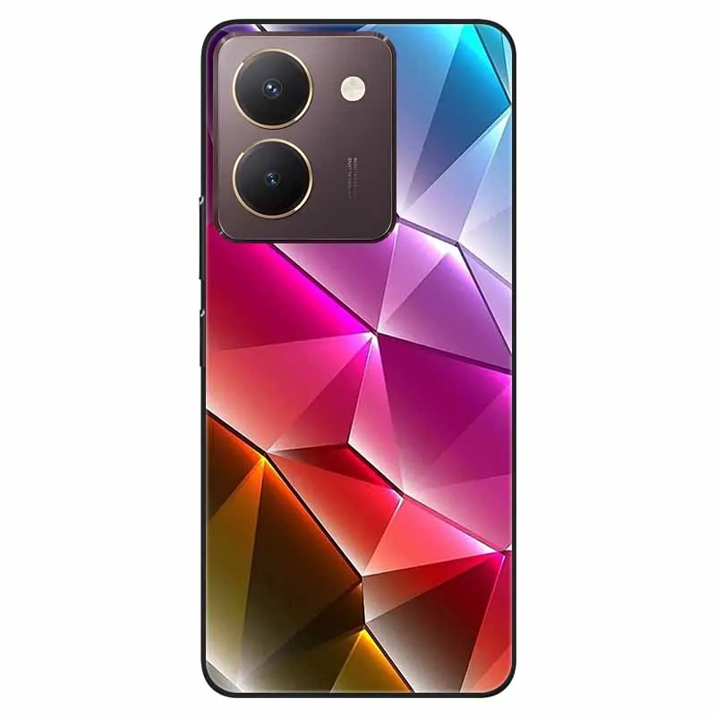 Black TPU Bumper Soft Silicone Shockproof Phone Case with Cute Cat Design