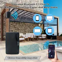 Herdio 3.5" Outdoor Bluetooth Speakers Waterproof 200W 3 Way Upgrade Premium Wall Mount Speakers Durable Mountable Loud Sound - Image 4