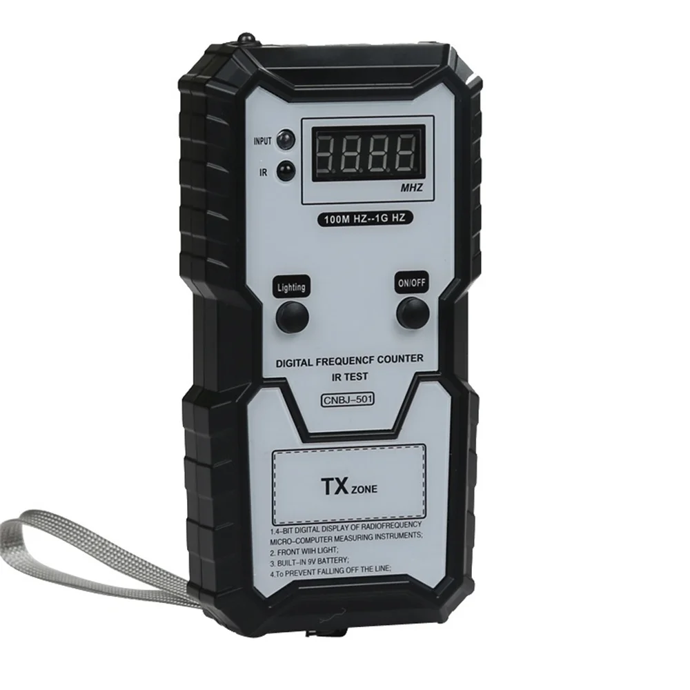 BJ-501 Car Remote Keys Infrared Frequency Tester Digital Electronic Infrared Frequence Measuring Instrument 100M-1GHZ 4-bit circuit tester circuit detector