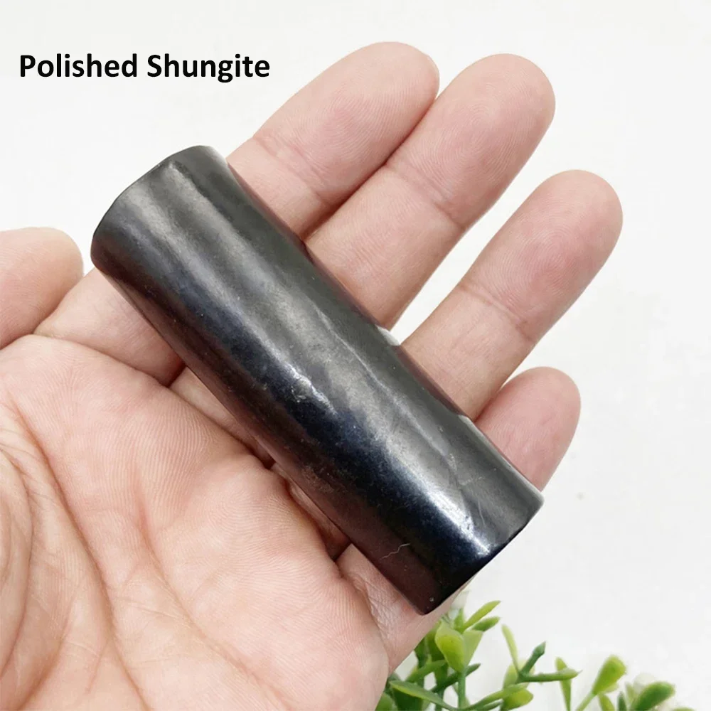 Polished Shungite Pyramid || Purification, EMF Blocker, Protection || Russia