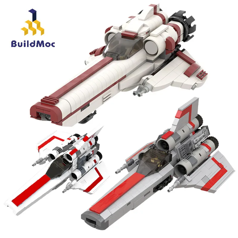 

Строительные блоки MOC серии Space Battlestared, колониальные флаконы MKII/MKI, подходят для высокотехнологичных войн, образовательные блоки, детская игрушка, подарок, 560 шт.