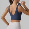 New  Yoga Tank Top Summer Sexy Fitness Yoga  Underwear Women's Sports Bra Push Up Fitness Bra  Running Gym Fitness Tops