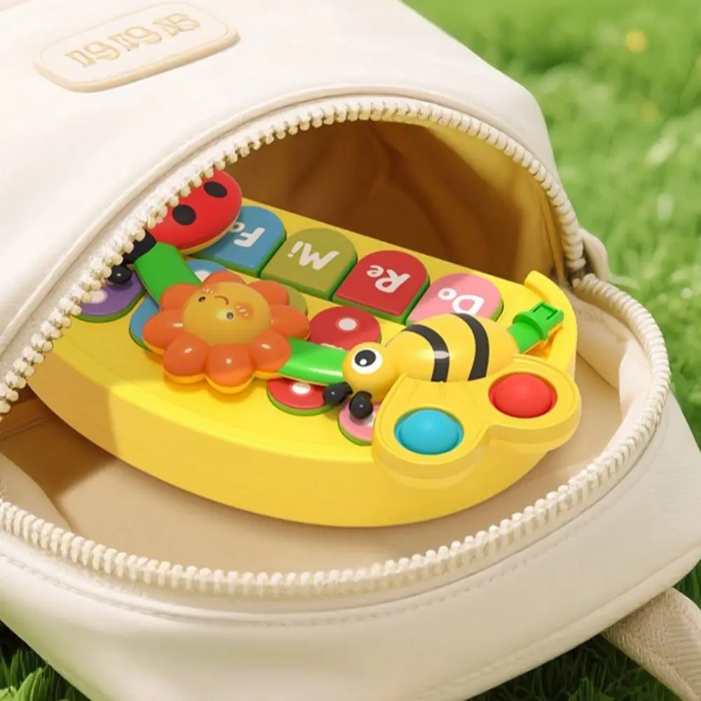 Plastic Musical Piano Toy Sound Puzzle Insect Musical Instrument Montessori Music Learning Music Instrument Toys
